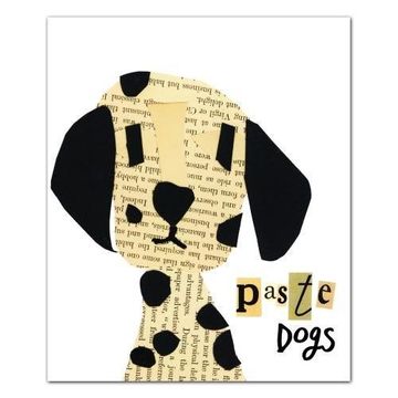 portada Paste Dogs Quicknotes Boxed Notecard set With Magnetic Closure: Quicknotes all Occasion Blank Notecards in a Reuseable Flip-Top box Decorated With Modern Illustrations 