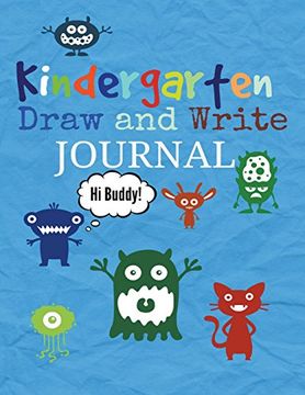 portada Kindergarten: Draw and Write Journal for Boys: Bonus Activity Pages Near the End of the Book!