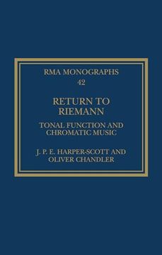 portada Return to Riemann (Royal Musical Association Monographs) (in English)