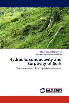 portada hydraulic conductivity and sorptivity of soils (en Inglés)