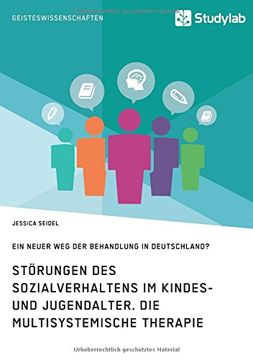 portada Storungen Des Sozialverhaltens Im Kindes- Und Jugendalter. Die Multisystemische Therapie (German Edition)