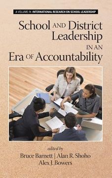 portada School and District Leadership in an Era of Accountability (Hc) (en Inglés)