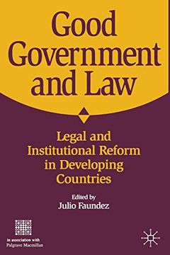 portada Good Government and Law: Legal and Institutional Reform in Developing Countries (in English)