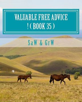 portada Valuable FREE Advice ! ( BOOK 35 ): New S U R V i V A L Information (in English)