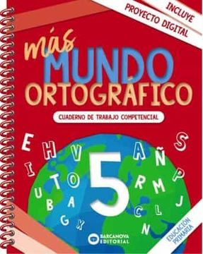 portada Mas Mundo Ortografico 5º Educacion Primaria Cuaderno de Trabajo de Competencias Basicas (in Spanish)