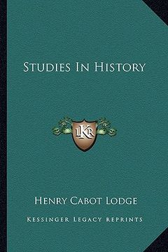 portada studies in history (en Inglés)