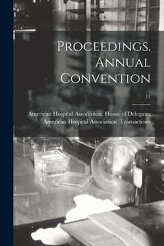 portada Proceedings. Annual Convention; 11 (en Inglés)