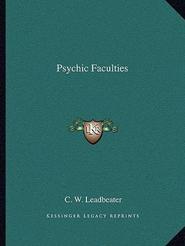 portada psychic faculties (en Inglés)