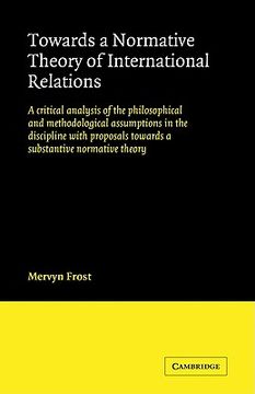 portada Towards a Normative Theory of International Relations Paperback (en Inglés)