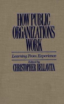 portada how public organizations work: learning from experience (en Inglés)
