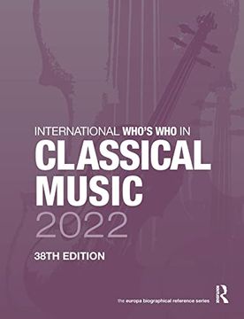portada International Who'S who in Classical Music 2022 (en Inglés)
