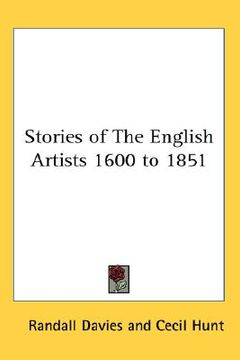 portada stories of the english artists 1600 to 1851 (in English)