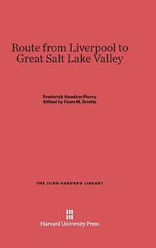 portada Route From Liverpool to Great Salt Lake Valley (John Harvard Library (Hardcover)) (en Inglés)