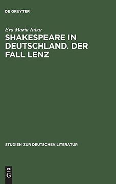 portada Shakespeare in Deutschland: Der Fall Lenz (en Alemán)