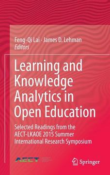 portada Learning and Knowledge Analytics in Open Education: Selected Readings from the Aect-Lkaoe 2015 Summer International Research Symposium (in English)