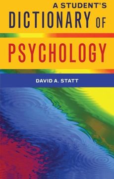 portada A Student's Dictionary of Psychology