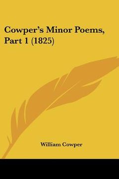 portada cowper's minor poems, part 1 (1825)