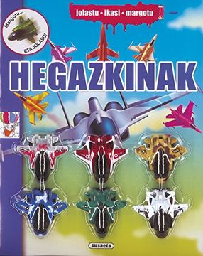 portada Hegazkinak (Jolastu, ikasi, margotu)
