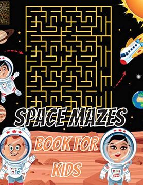 portada Space Mazes Book for Kids (in English)