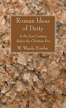 portada roman ideas of deity: in the last century before the christian era