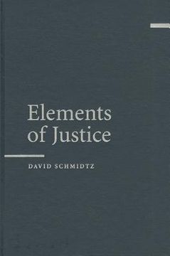 portada The Elements of Justice Hardback (en Inglés)