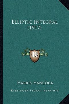 portada elliptic integral (1917)