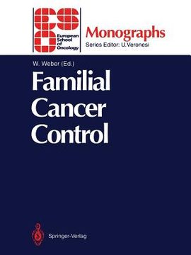 portada familial cancer control (en Inglés)