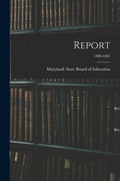 portada Report; 1880-1881 (en Inglés)