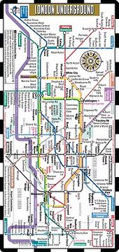 streetwise london underground map - the tube - laminated london metro map: folding pocket & wallet size metro map for travel