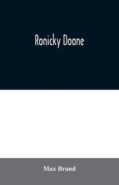 portada Ronicky Doone (en Inglés)