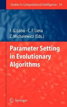 portada parameter setting in evolutionary algorithms (en Inglés)