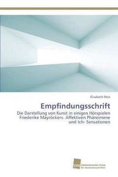 portada Empfindungsschrift (German Edition)