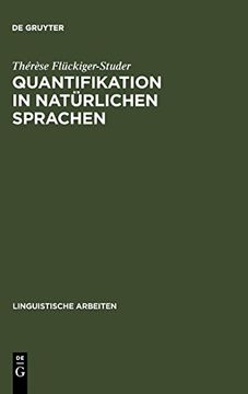 portada Quantifikation in Naturlichen Sprachen: Zur Semantik und Syntax Franzosischer und Deutscher Beschreibungen (in German)