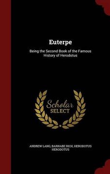 portada Euterpe: Being the Second Book of the Famous History of Herodotus