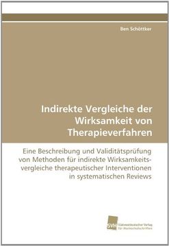 portada Indirekte Vergleiche Der Wirksamkeit Von Therapieverfahren