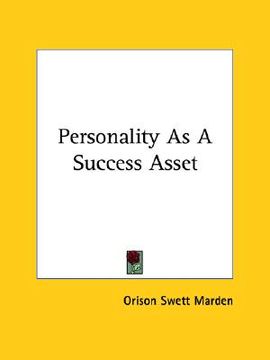portada personality as a success asset (en Inglés)