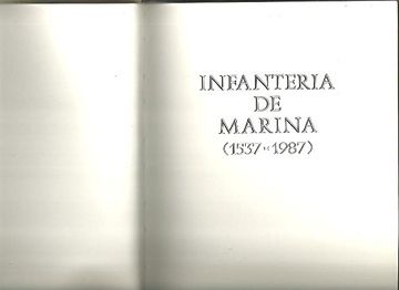 portada Infanteria de Marina (1537-1987)