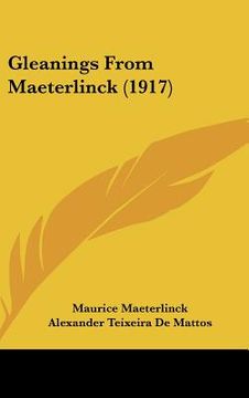 portada gleanings from maeterlinck (1917)