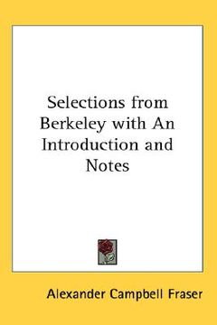 portada selections from berkeley with an introduction and notes (en Inglés)