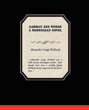 portada garman and worse a norwegian novel (in English)