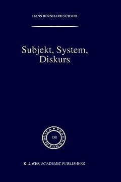 portada subjekt, system, diskurs: edmund husserls begriff transzendentaler subjektivit t in sozialtheoretischen bez gen (in English)