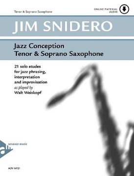 portada Jazz Conception Tenor & Soprano Saxophone