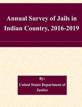 portada Annual Survey of Jails in Indian Country, 2016-2019 (en Inglés)