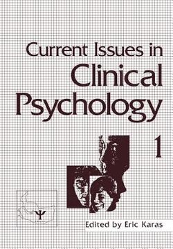 portada Current Issues in Clinical Psychology: Volume 1 (en Inglés)