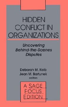 portada hidden conflict in organizations