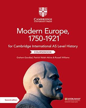 portada Cambridge International as Level History Modern Europe, 1750-1921 Cours (in English)