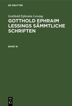 portada Gotthold Ephraim Lessing: Gotthold Ephraim Lessings Sämmtliche Schriften. Band 5 (in German)