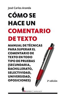 portada Como se Hace un Comentario de Texto (in Spanish)