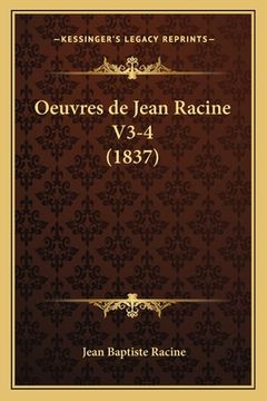 portada Oeuvres de Jean Racine V3-4 (1837) (in French)