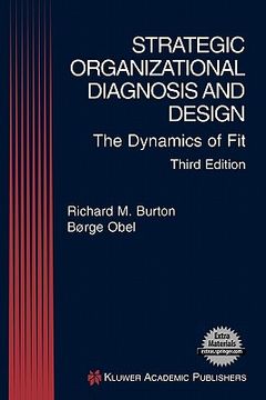 portada strategic organizational diagnosis and design: the dynamics of fit (en Inglés)